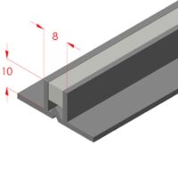 art.845 Glue expansion joints grey transparent - Image 2