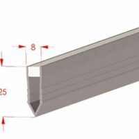 art.850S Cement expansion joints grey transparent